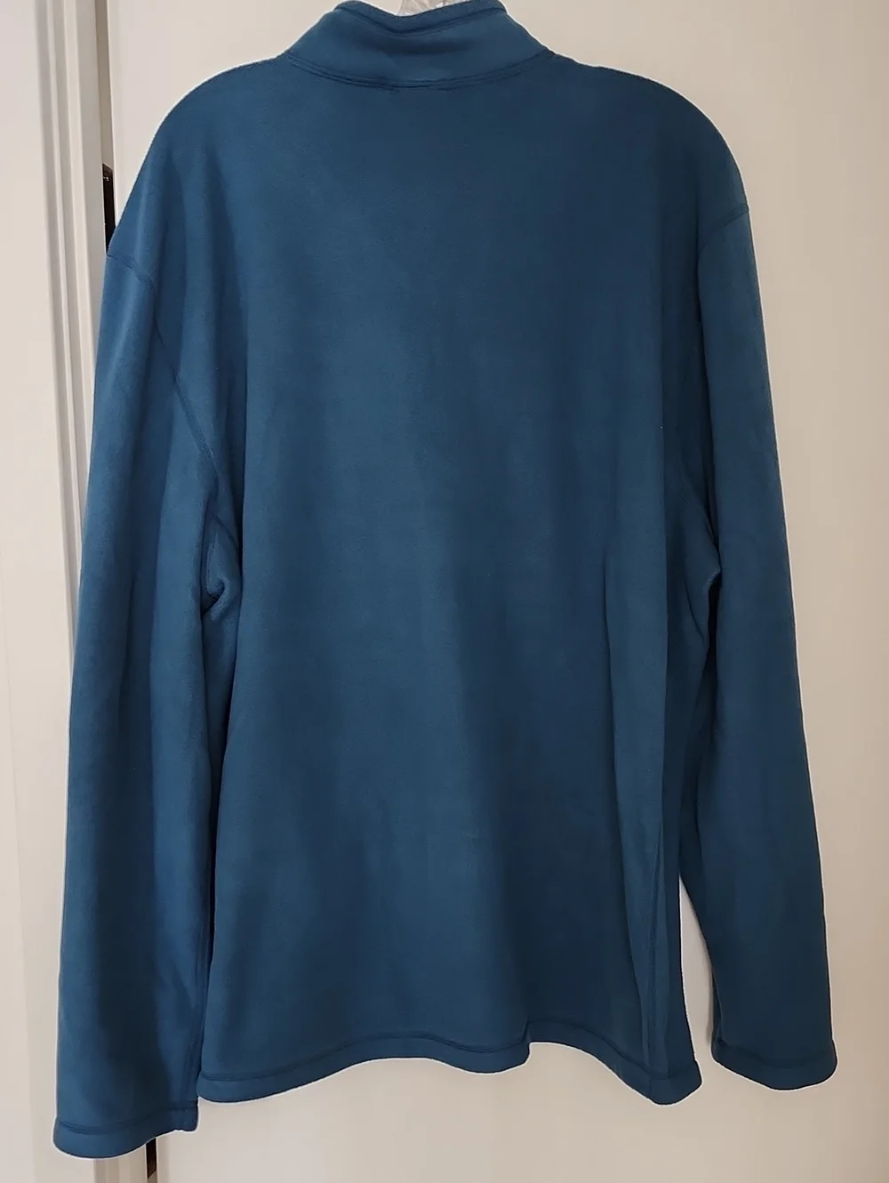 Men's North Face Teal Half-Zip Fleece Pullover